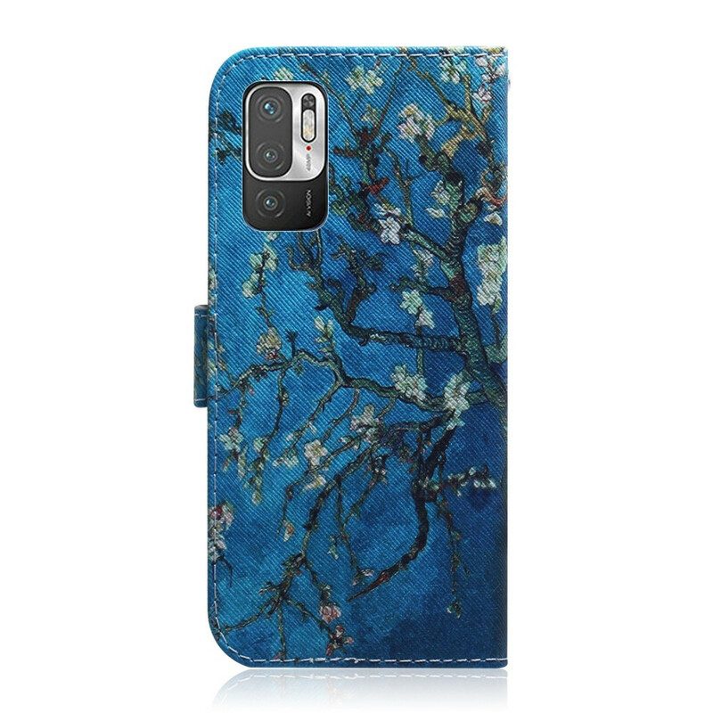 Custodia in pelle Xiaomi Redmi Note 10 5G Ramo D'albero