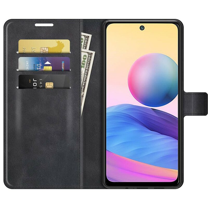 Custodia in pelle Xiaomi Redmi Note 10 5G Stile In Pelle