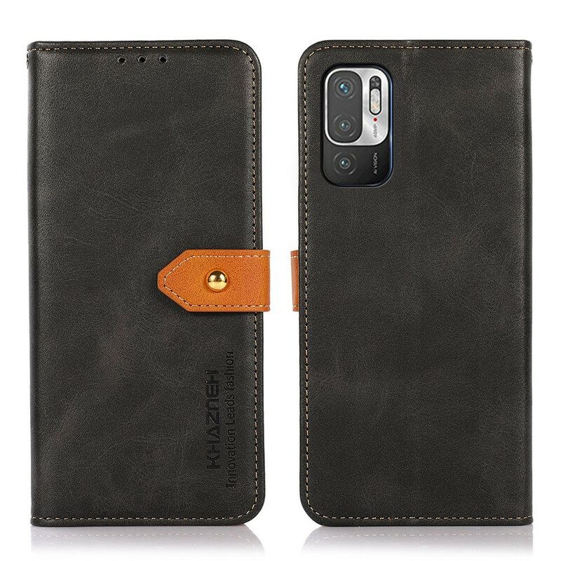 Folio Cover Xiaomi Redmi Note 10 5G Con Cinturino Khazneh