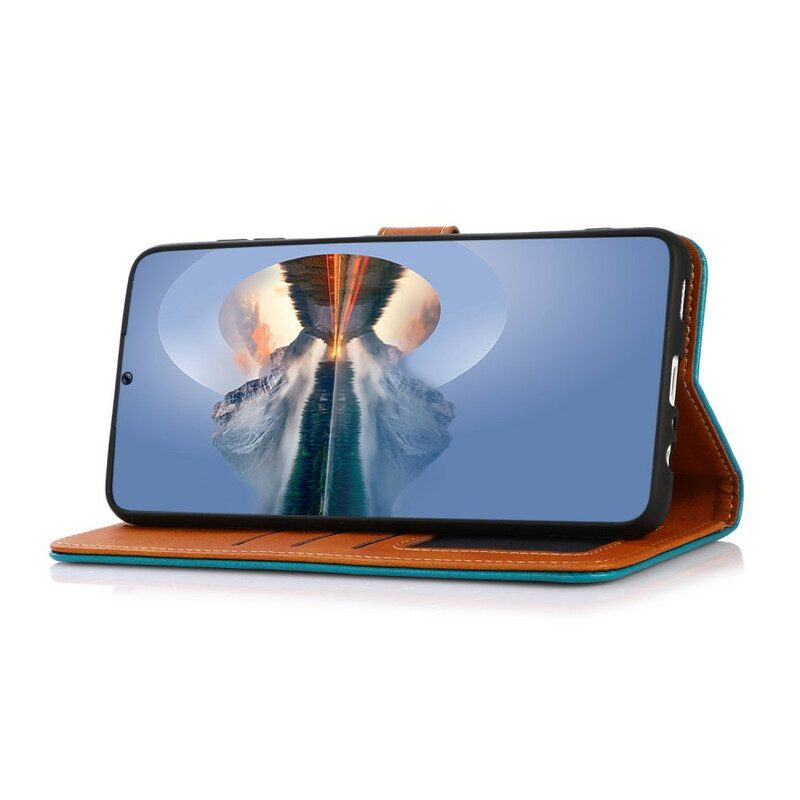 Folio Cover Xiaomi Redmi Note 10 5G Con Cinturino Khazneh