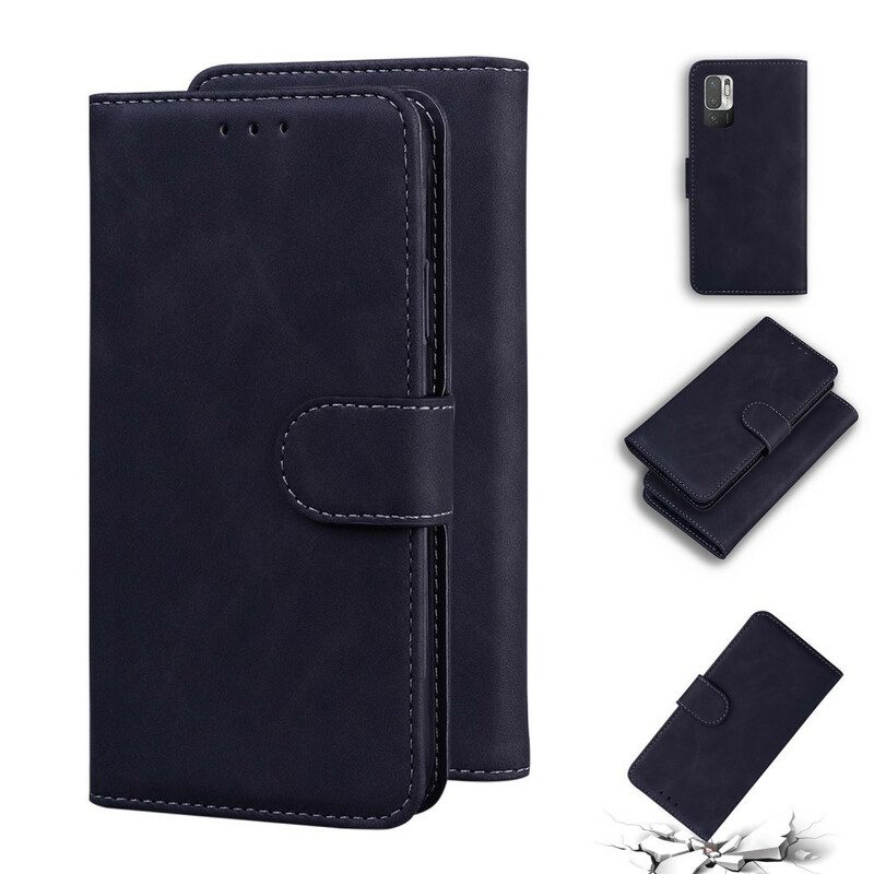 Folio Cover Xiaomi Redmi Note 10 5G Cucito D'epoca