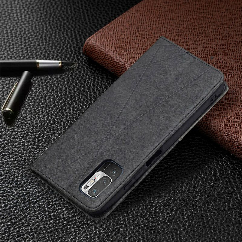 Folio Cover Xiaomi Redmi Note 10 5G Custodia in pelle Stile D'artista