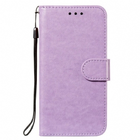 Folio Cover Xiaomi Redmi Note 10 5G Design In Pelle Con Cinturino