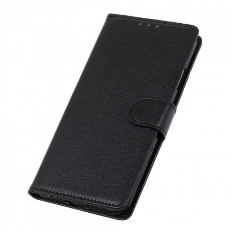 Folio Cover Xiaomi Redmi Note 10 5G Ecopelle Tradizionale Litchi