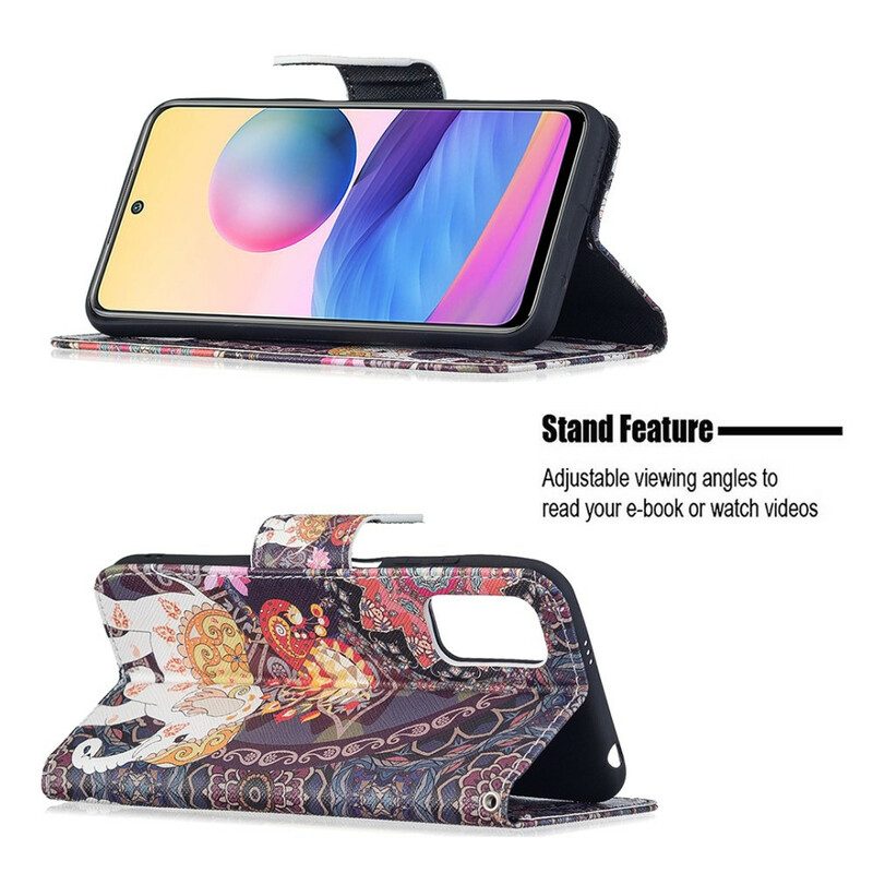 Folio Cover Xiaomi Redmi Note 10 5G Elefante Indiano