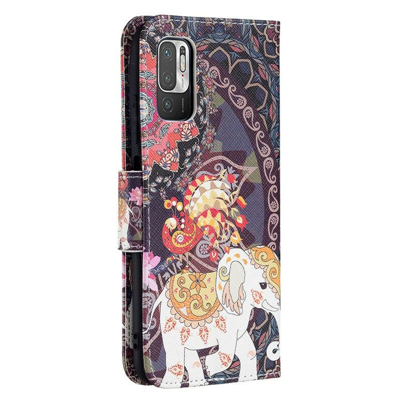 Folio Cover Xiaomi Redmi Note 10 5G Elefante Indiano