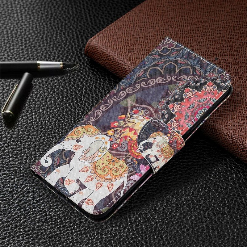 Folio Cover Xiaomi Redmi Note 10 5G Elefante Indiano