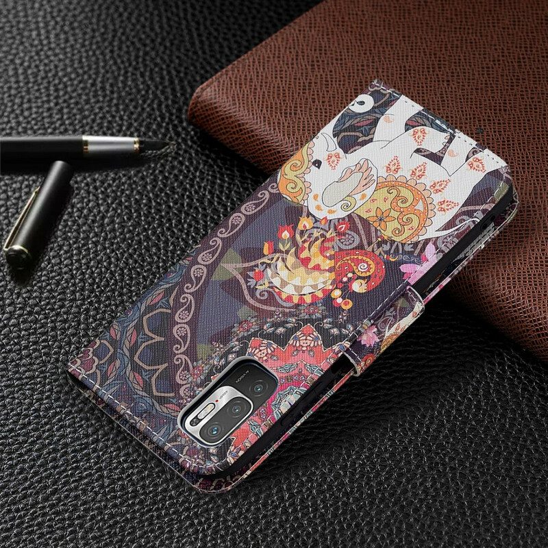 Folio Cover Xiaomi Redmi Note 10 5G Elefante Indiano