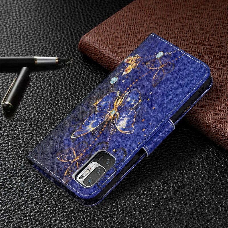 Folio Cover Xiaomi Redmi Note 10 5G Farfalle Incredibili