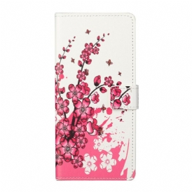 Folio Cover Xiaomi Redmi Note 10 5G Fiori Tropicali