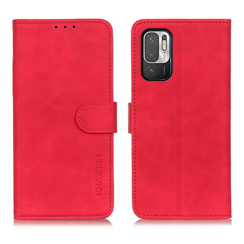 Folio Cover Xiaomi Redmi Note 10 5G Khazneh Effetto Pelle