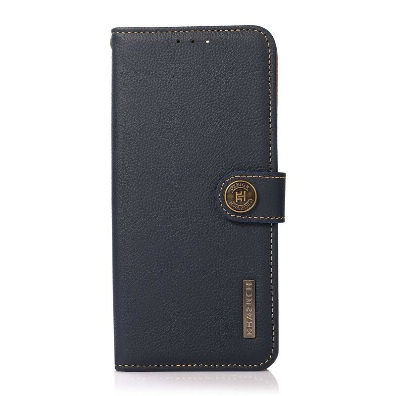 Folio Cover Xiaomi Redmi Note 10 5G Khazneh Rfid In Vera Pelle