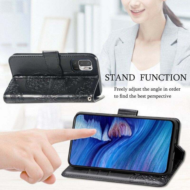 Folio Cover Xiaomi Redmi Note 10 5G Mezza Farfalla