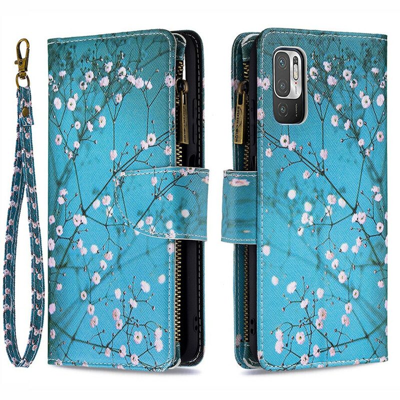 Folio Cover Xiaomi Redmi Note 10 5G Tasca Per Albero Con Cerniera