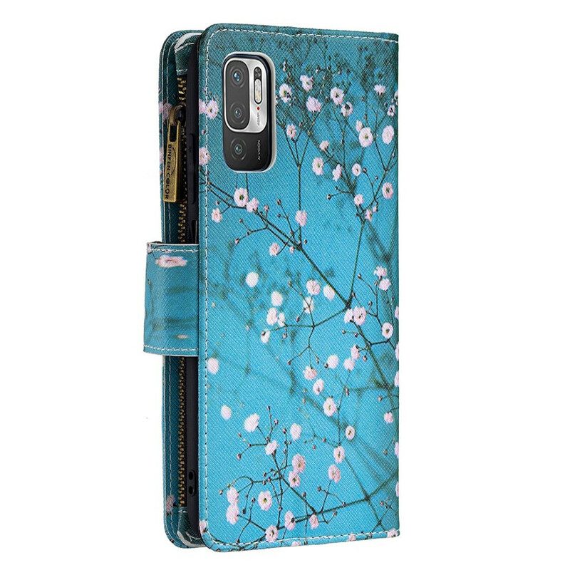 Folio Cover Xiaomi Redmi Note 10 5G Tasca Per Albero Con Cerniera