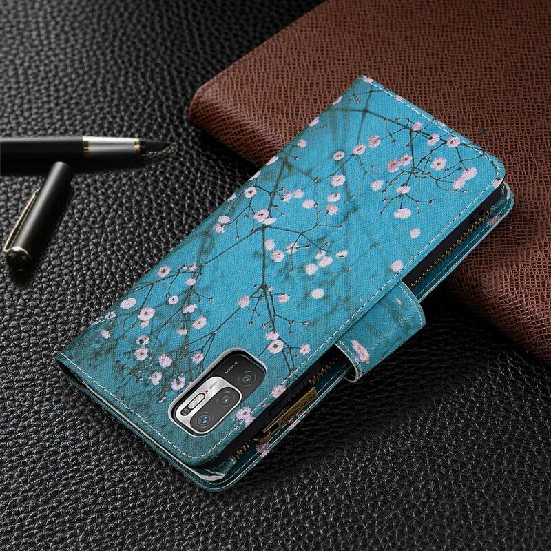 Folio Cover Xiaomi Redmi Note 10 5G Tasca Per Albero Con Cerniera