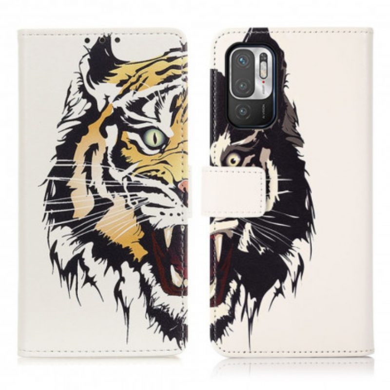 Folio Cover Xiaomi Redmi Note 10 5G Tigre Feroce