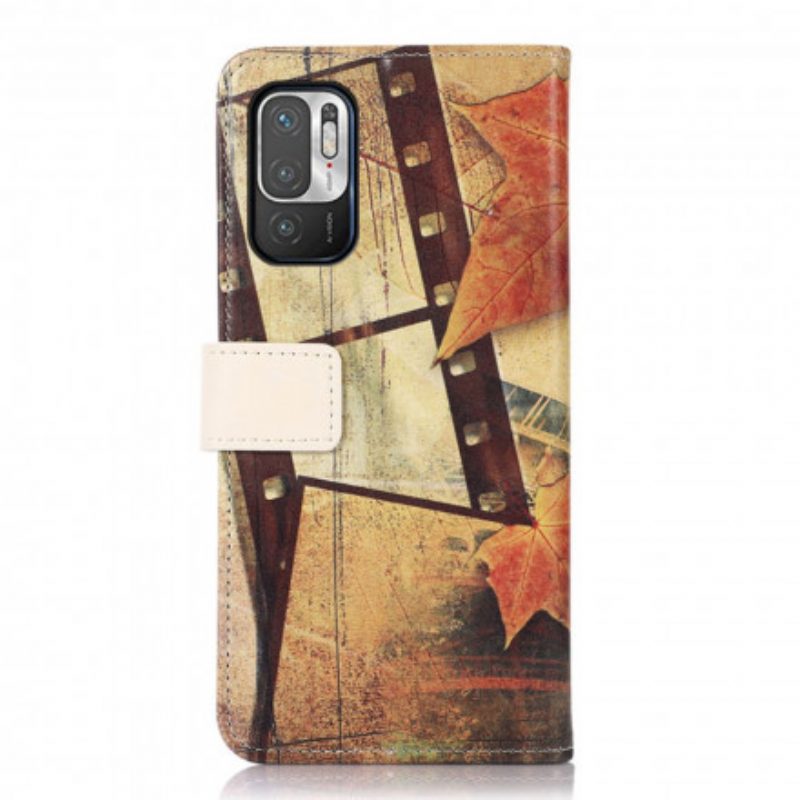 Folio Cover Xiaomi Redmi Note 10 5G Torre Eiffel In Autunno