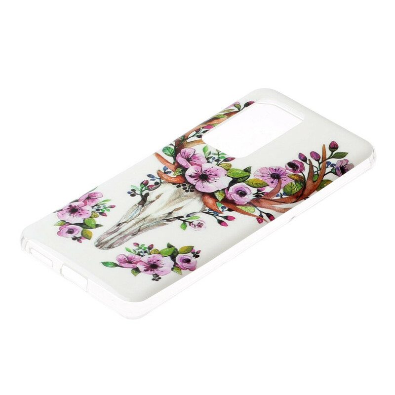 Cover Huawei P40 Pro Alce Floreale Fluorescente