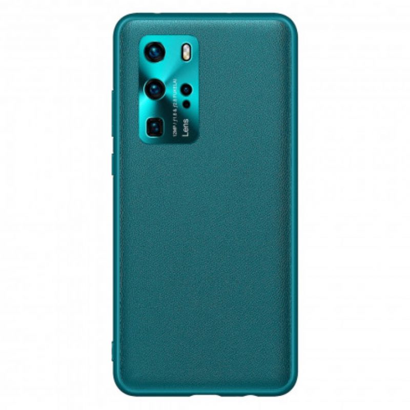 Cover Huawei P40 Pro Colore Pelle Stile