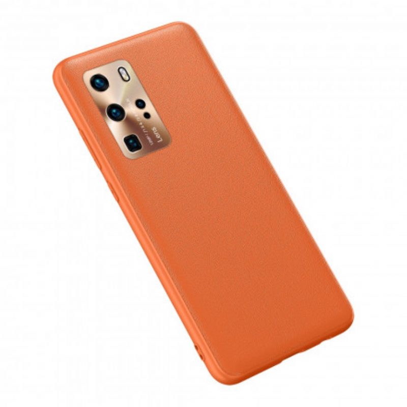 Cover Huawei P40 Pro Colore Pelle Stile