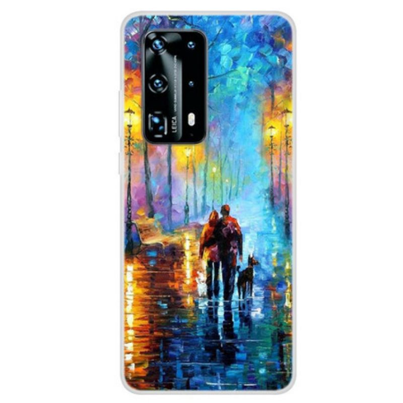 Cover Huawei P40 Pro Passeggiata In Famiglia