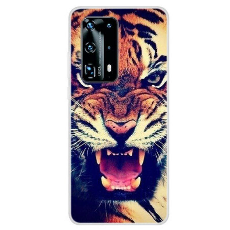 Cover Huawei P40 Pro Tigre Anteriore