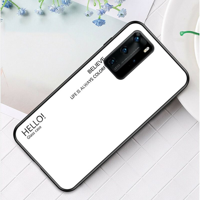 Cover Huawei P40 Pro Vetro Temperato Ciao