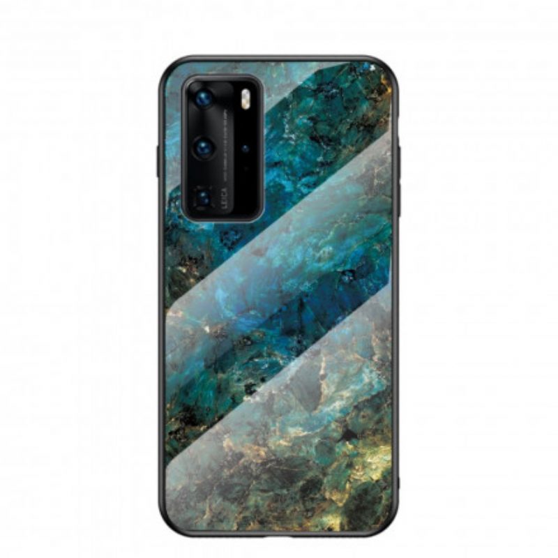 Cover Huawei P40 Pro Vetro Temperato Di Colori Premium