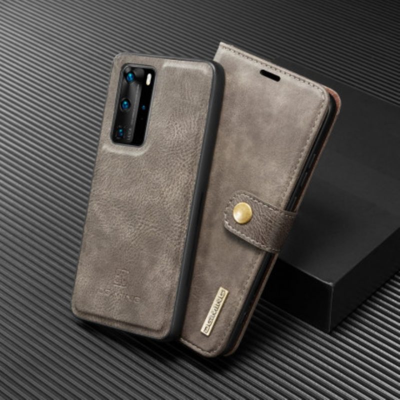 Custodia in pelle Huawei P40 Pro Dg. Ming Staccabile