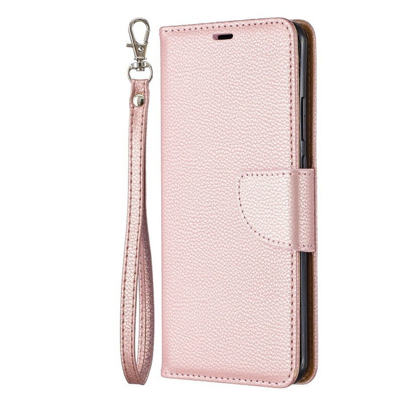 Custodia in pelle Huawei P40 Pro Folio Cover Litchi Rabat Obliquo