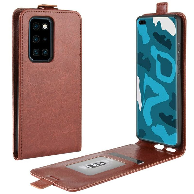 Folio Cover Huawei P40 Pro Custodia in pelle Pieghevole