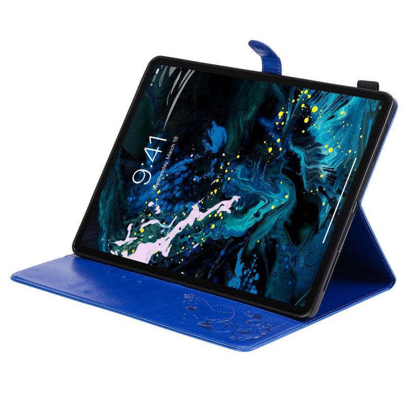 Custodia in pelle iPad Pro 12.9" (2021) Gatto E Api