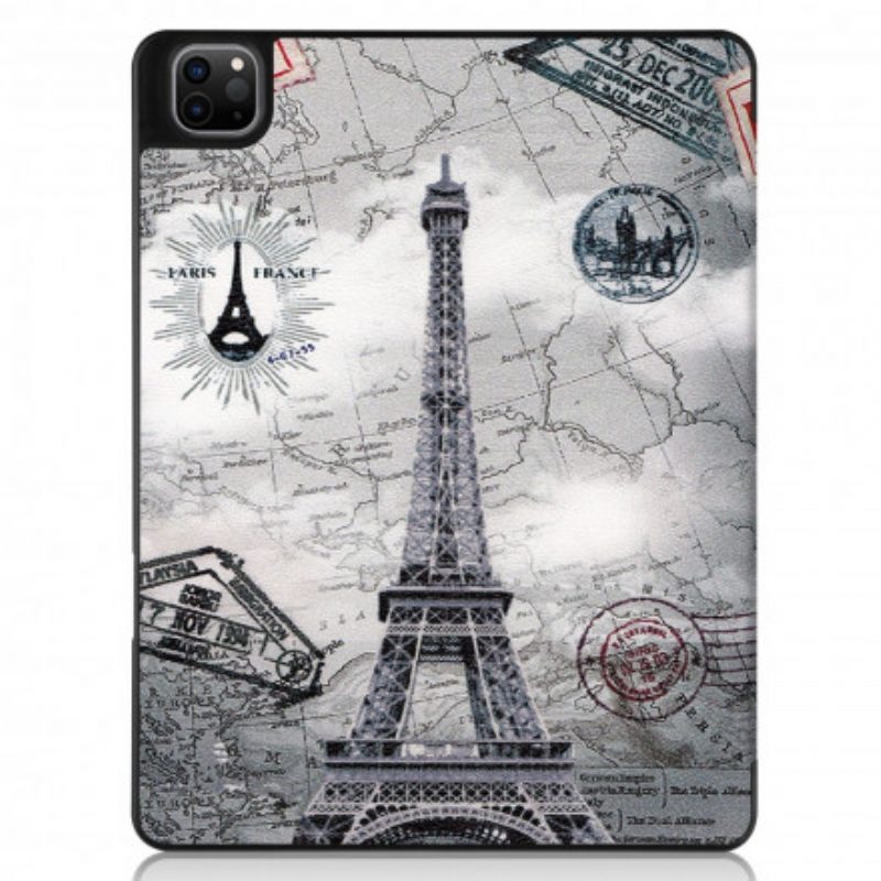 Custodia iPad Pro 12.9" (2021) Porta Stilo Torre Eiffel