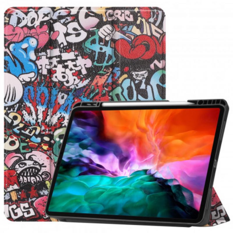 Custodia iPad Pro 12.9" (2021) Portapenne Graffiti