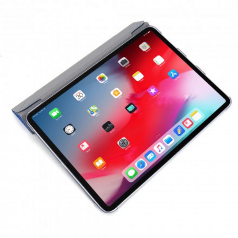 Custodia iPad Pro 12.9" (2021) Trama Di Seta In Ecopelle