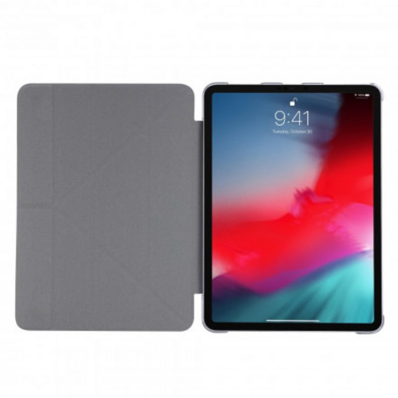 Custodia iPad Pro 12.9" (2021) Trama Di Seta In Ecopelle