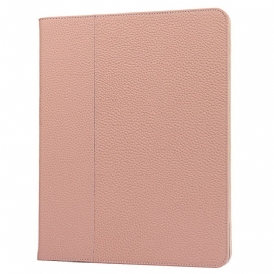 Folio Cover iPad Pro 12.9" (2021) Vera Pelle Di Litchi