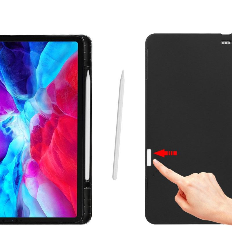 Folio Cover iPad Pro 12.9" (2021) Vera Pelle Di Litchi