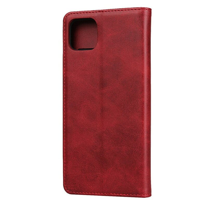 Folio Cover Google Pixel 4 Custodia in pelle Cuciture In Ecopelle Premium