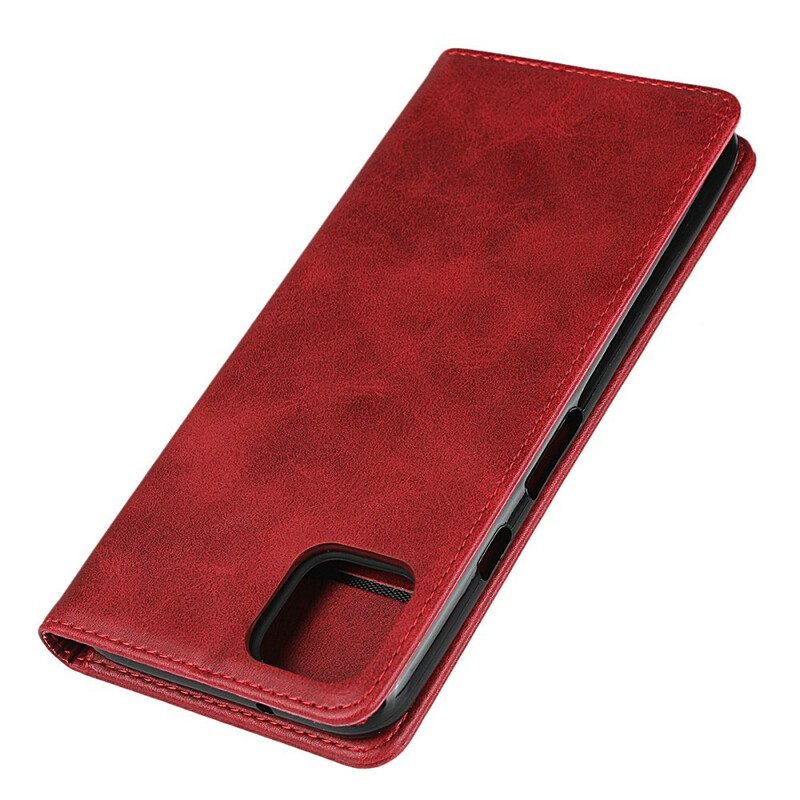 Folio Cover Google Pixel 4 Custodia in pelle Cuciture In Ecopelle Premium