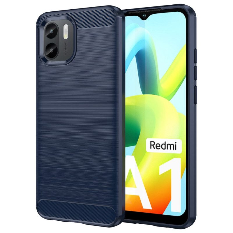 Cover Xiaomi Redmi A1 Fibra Di Carbonio Spazzolata