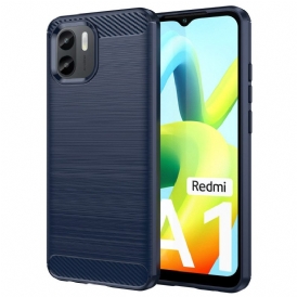 Cover Xiaomi Redmi A1 Fibra Di Carbonio Spazzolata