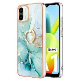 Cover Xiaomi Redmi A1 Marmo Con Supporto Ad Anello