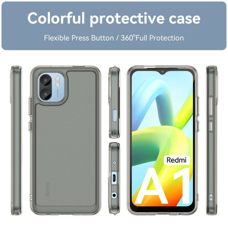 Cover Xiaomi Redmi A1 Serie Di Caramelle Trasparenti