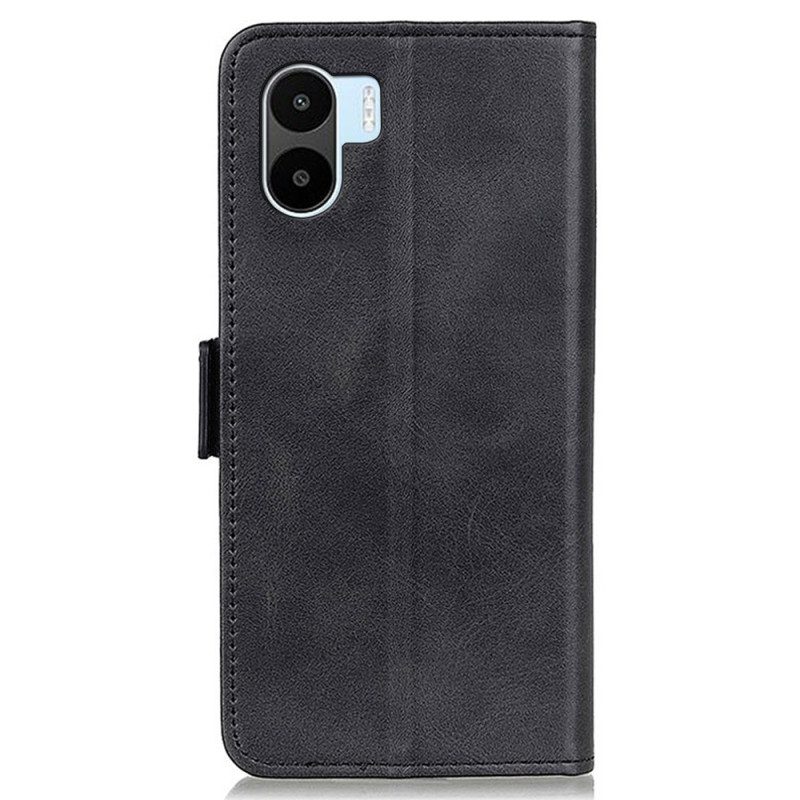 Custodia in pelle Xiaomi Redmi A1 Folio Cover Doppia Patta Classica