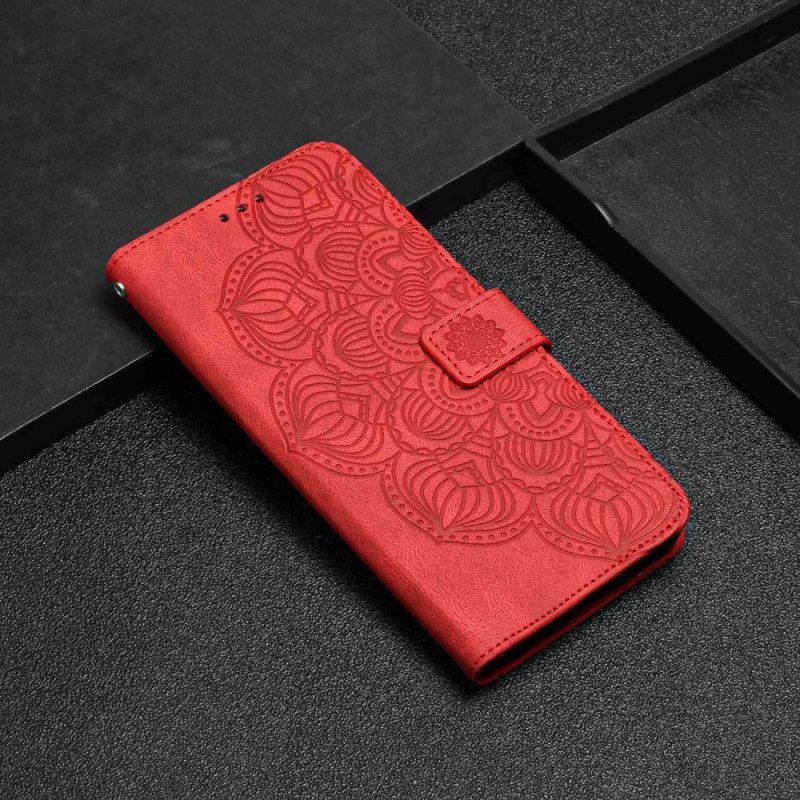 Custodia in pelle Xiaomi Redmi A1 Mandala Strappy