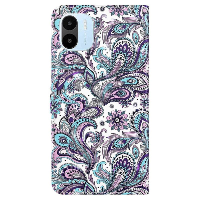 Custodia in pelle Xiaomi Redmi A1 Paisley