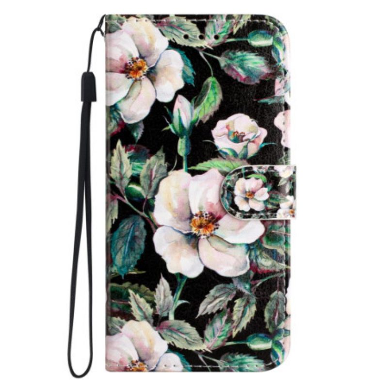 Folio Cover Xiaomi Redmi A1 Cinturino Magnolie