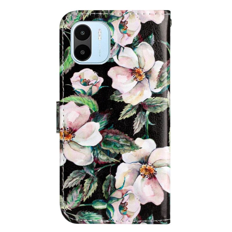 Folio Cover Xiaomi Redmi A1 Cinturino Magnolie